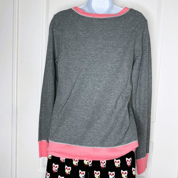 Kensie Owl Pajama Set – Cute 2pc Pajama Lounge Wear Size M - Picture 8 of 11